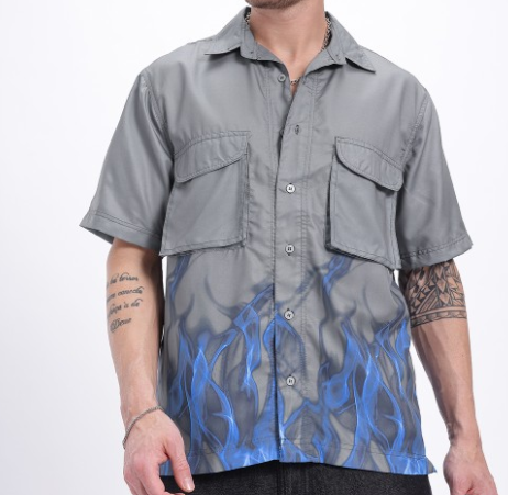 Graphic Printed Relaxed Fit Shirt