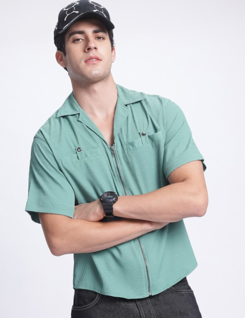Textured Relaxed Shirt