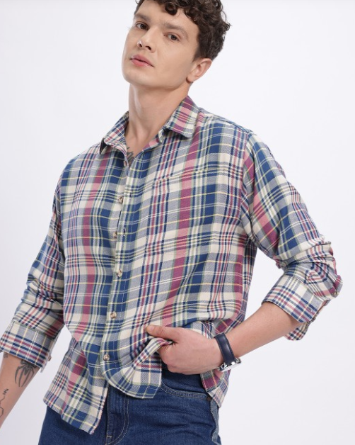 Checked Relaxed Fit Shirt