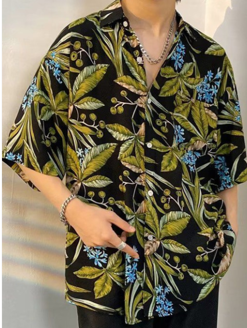 Men Floral Opaque Printed Casual Shirt