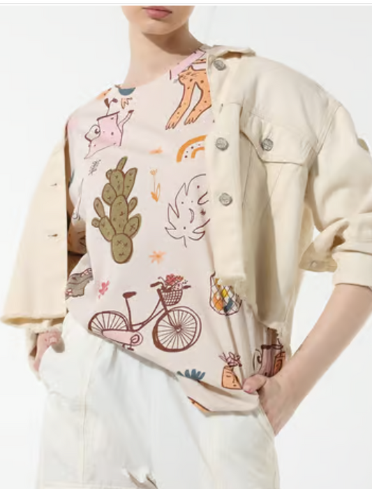Cotton Printed T-Shirt